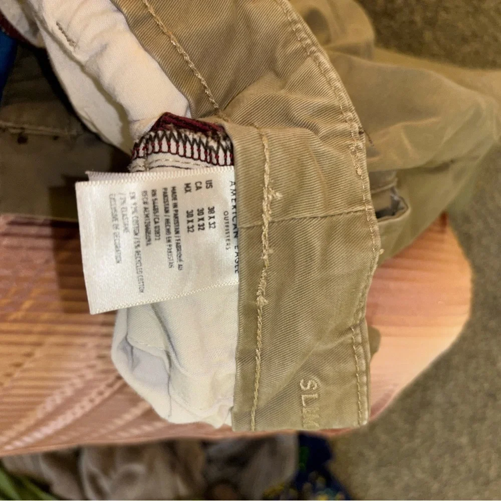 American Eagle Outfitters Flex Men's Khaki Chinos 30 X 32